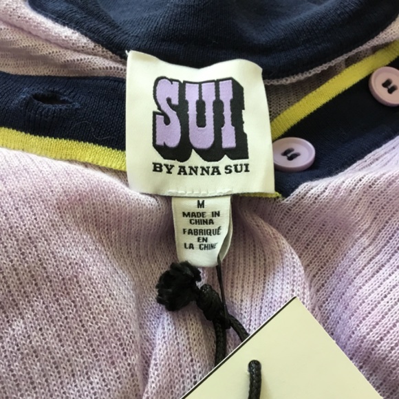 Sui by Anna Sui Lightweight Knit Tennis Inspired Dress - Picture 12 of 16